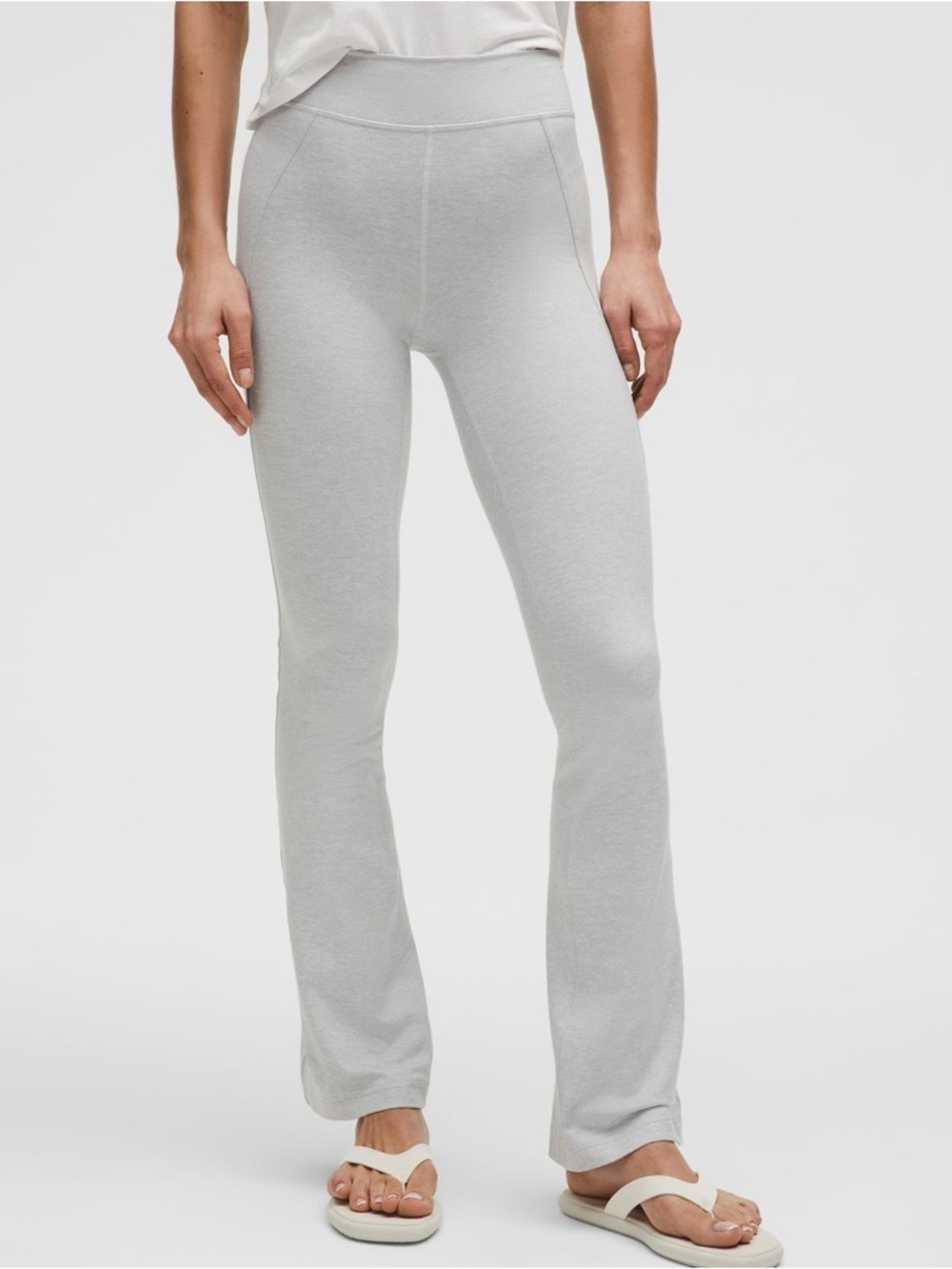Lululemon Suedey Split Hem High Rise Mini Flare Pant Regular size 4&8 NWT White